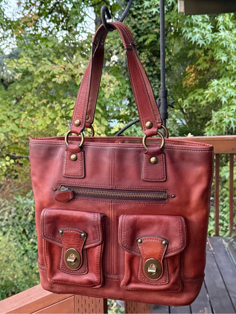 Vintage Coach GiGi Legacy 65th Anniv. Ed. Shoulder Bag Tote in Whiskey/Cognac